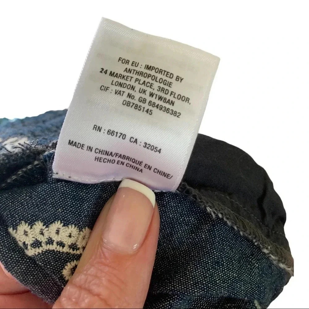 Anthropologie shorts pull string size XS - Picture 5 of 6